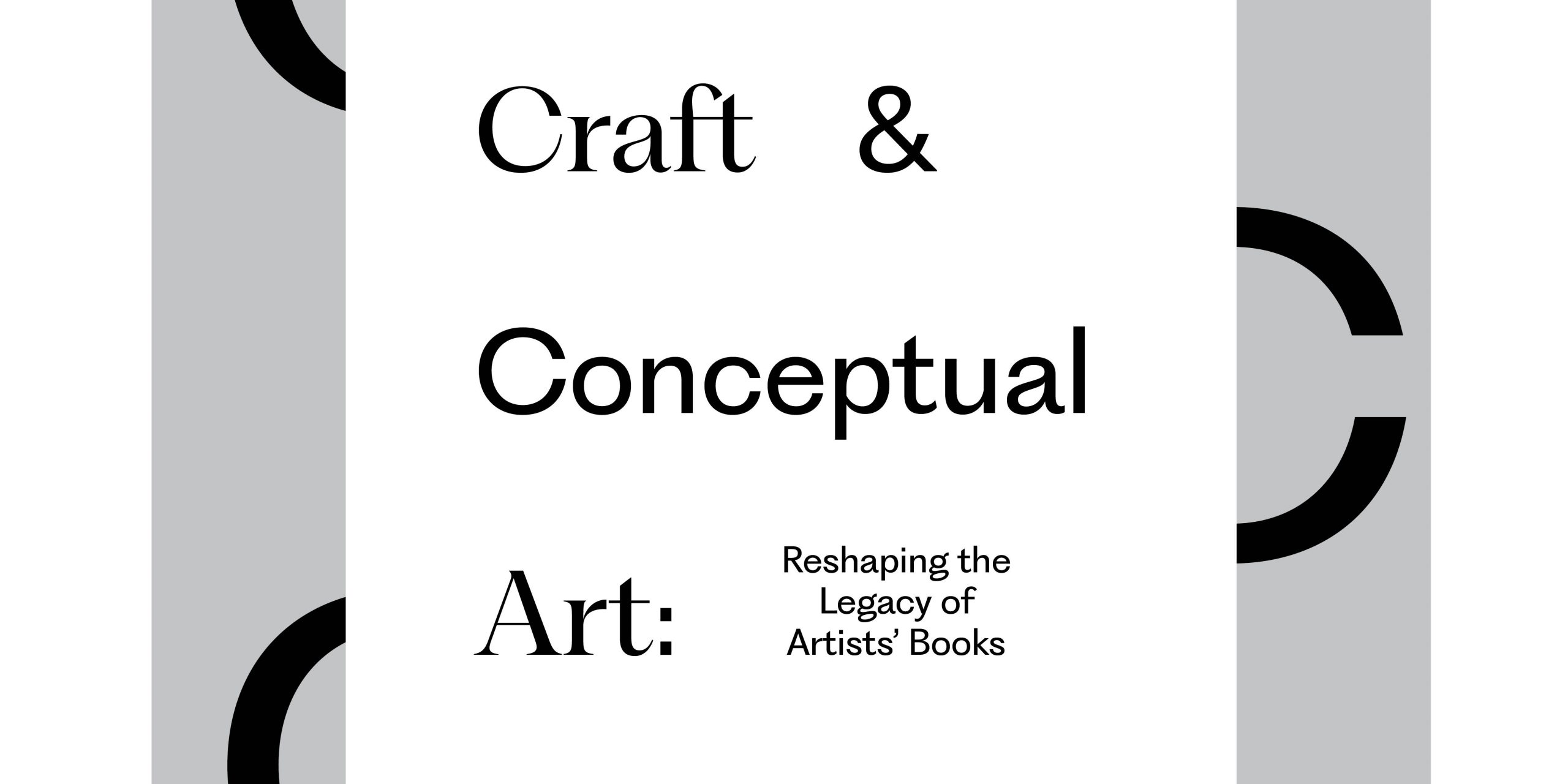 Craft &amp; Conceptual Art